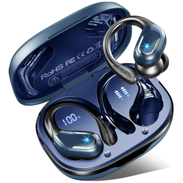 Auricular inalámbrico Ltinist Bluetooth 5.3 IP7 a prueba de agua azul
