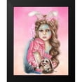 thumbnail image 2 of Bunny - Only Friend in the World 15x18 Black Modern Framed Museum Art Print Titled - Sheena Pike Art And Illustration, 2 of 5