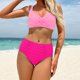 thumbnail image 5 of Trajes de baño para mujer, bikini de cintura alta, traje de baño dividido, trajes de baño para mujer, trajes de baño para mujer, trajes de baño de moda de playa para mujer, 5 of 7