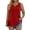 Wine Red, variant on Womens Tank Tops Dressy Casual Sleeveless Blouses Crew Neck Pleated Tunic Shirts Summer Tops