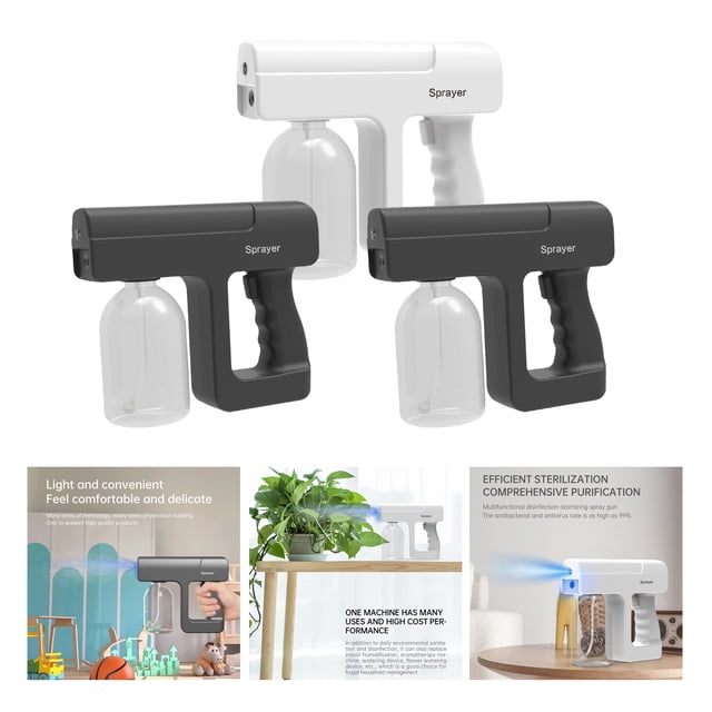 3x300ml USB Eléctrico Inalámbrico Nebulizador Nebulizadora CUTICAT pulverizador de luz azul nebulizador