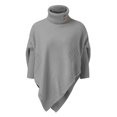 thumbnail image 2 of Vedolay Women Sweater Women's Pullover Sweater V Neck Long Sleeve Solid Knit Tops Casual Fall Sweater,Gray One Size, 2 of 4