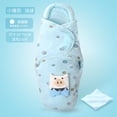 thumbnail image 4 of Wangscanis 1pc Infant  Soft Cotton Swaddle Wrap Blanket Protective Sleeping Bag, 4 of 4
