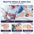 thumbnail image 2 of Rechargeable Electric Nail File - Acrylic Gel Nails Manicure & Pedicure Set - Pink, 2 of 8