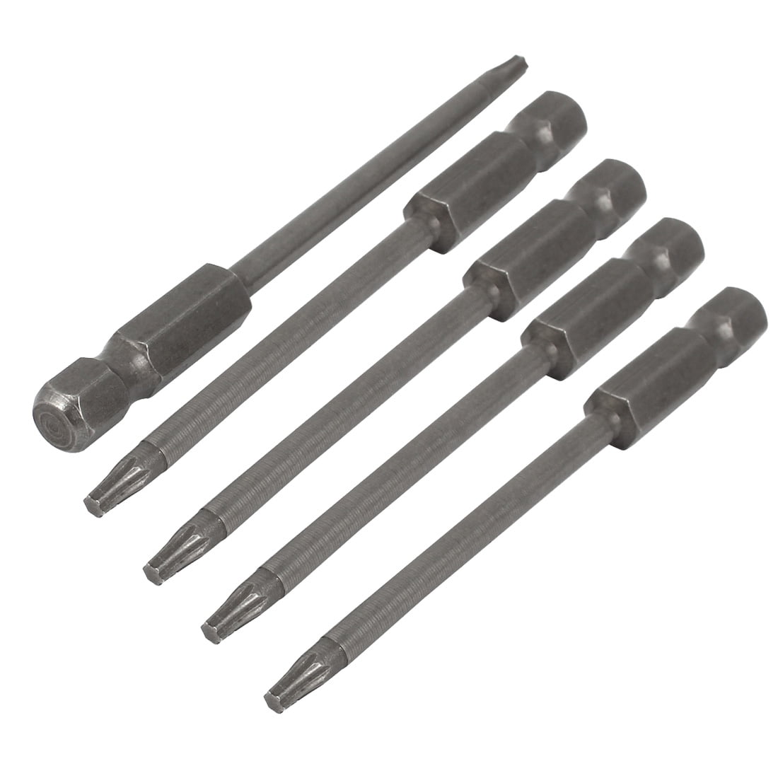 Unique Bargains T10 Point 1/4" Hex Shank 75mm Long Torx
