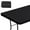 Black, variant on Spencer Rectangle Tablecloth Waterproof Elastic Fitted Table Cloth for 6ft Tables, Washable Polyester Table Cover for Picnic, Camping, Indoor, Outdoor, 30 x 72 Inch