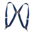 thumbnail image 3 of Casual Men Suspenders Elastic Hooks Button Y Shaped Adults Back Belt Heavy Duty Dark Blue, 3 of 8