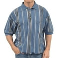 thumbnail image 3 of Classics By Palmland Vertical Short Sleeve Banded Bottom Shirt, 3 of 3