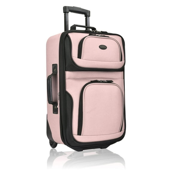 Maleta U.S. Traveler Lightweight Softside 20 Carry On Rosa