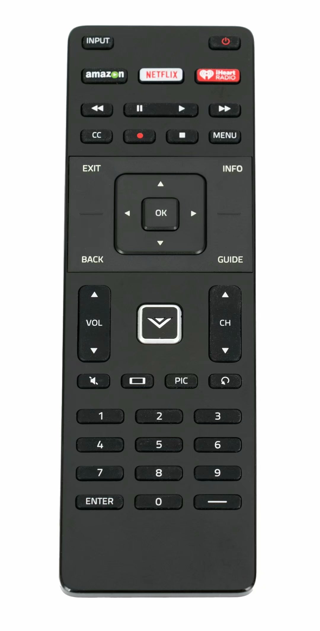 New XRT122 remote control for Smart TV Vizio with Amazon Netflix IHeart