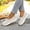 Beige, variant on Womens Slip on Sneakers, Lightweight Non Slip Mesh Casual Walking Shoes Purple Size 7