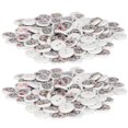 thumbnail image 1 of 200 Uds. Botones de madera fondo blanco estampado de calavera tela decoración accesorios de costura 15mm, 1 of 5