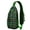 Green-6, variant on Cartoon Sling Backpack – Funny Colorful Dinosaur Pattern Bag – Cute Shoulder Purse for Men and Teens