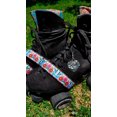 thumbnail image 2 of Mexican Embroidery Folk Flowers Print Adjustable Roller Skate Leash, 2 of 4