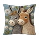 thumbnail image 2 of CaiYueKe Decorative Throw Pillow Cover Cute Embroidery 3D Effect Sofa Bedroom Living Room Home Decor Accent Pillowcase Soft Short Lint Cozy Pillow Cushion Cover Decorative Pillow, 2 of 7