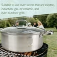 thumbnail image 5 of BambooMN Shabu Shabu Hot Pot Dutch Oven - 12.5" Stainless Steel - 3 Units, 5 of 6