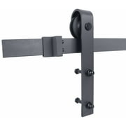 36 in. x 84 in. Z-Bar unfinished Wood Sliding Barn Door with Sliding Door Hardware Kit