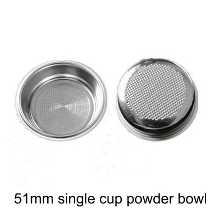 

Stainless Steel Coffee Machine Capsules Filter Handle Pods For Delonghi