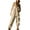 Khaki #1, variant on pstuiky Fleece Overalls Women, One Piece Jumpsuits Sleeveless Jumpsuits for Women Rompers Bib Overalls Women Ski Pants with Pockets Khaki S