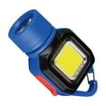 thumbnail image 1 of Emergency Mini Flashlight with Dual Beam & COB Flood Light, 600 Lumen USB-C Rechargeable Tactical Handheld Torch, IPX4 Waterproof LED for Outdoor Adventures & Home Use, Black, 1 of 8