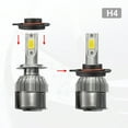 thumbnail image 2 of Unique Bargains 2pcs H4 LED Headlight Adapter Base Bulb Sockets Retainer Holder Universal for Car Auto Black, 2 of 6