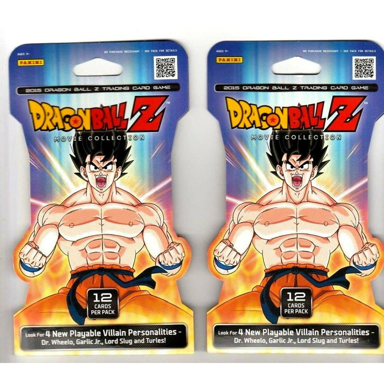 2015 Dragon Ball Z Movie Collection Lot of Two Packs 
