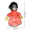 thumbnail image 3 of Halloween Scary Doll, Animated Walking Doll, Creepy Sound Halloween Prop Decoration, Battery Operated Plastic, Halloween Party Ornament, 3 of 3