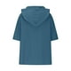 thumbnail image 5 of Vestidos Casuales Para Mujer, Blusas De Mujer De Moda Blusa de verano con capucha y cuello en V, manga corta, botones sueltos, de imitación de lino y lino, para mujer, 5 of 6