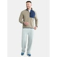 thumbnail image 2 of Ozark Trail Men's and Big Men's Micro Fleece Half Zip Pullover, Sizes S-3XL, 2 of 5