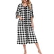 thumbnail image 1 of Gibobby Ropa de dormir para mujer con encaje Día de San Valentín Vestido dormir a cómodo e informal para mujer, ropa estar por casa otoño/invierno, corte holgado, co(Blanco,CH), 1 of 2