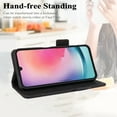 thumbnail image 3 of For Samsung Galaxy S25 Ultra Case,Premium PU Leather Wallet Case Flip Magnetic Clasp Cover with [RFID Blocking][Card Holder][Stand Function] Shockproof Protective For Samsung Galaxy S25 Ultra,Black, 3 of 9