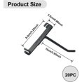 thumbnail image 2 of shiyou-20 PCS Hooks 4 Inch, Display Hooks for Grid Wall, Hooks for Grid Wall Panel, Black, 2 of 4