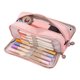 thumbnail image 3 of Bolsa de Lápiz de Mano, Estuche Con Cremallera Gran Capacidad Capacidad de Lona Cómoda Aperura Doble para el Personal para la Oficina, 3 of 8