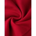 thumbnail image 5 of Hobemty Women's Sheath Dress Pleated Side Pencil Wear-to-Work Dress, 5 of 6