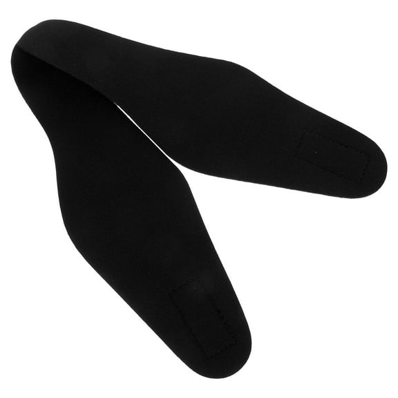 Beaupretty Adult Swimming Headband Neoprene Adjustable Black Ear Protection 1Set