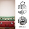 thumbnail image 3 of OULII 50pcs Box Latch Clasps Iron Silver For Jewelry Chest Vintage Style, 3 of 8
