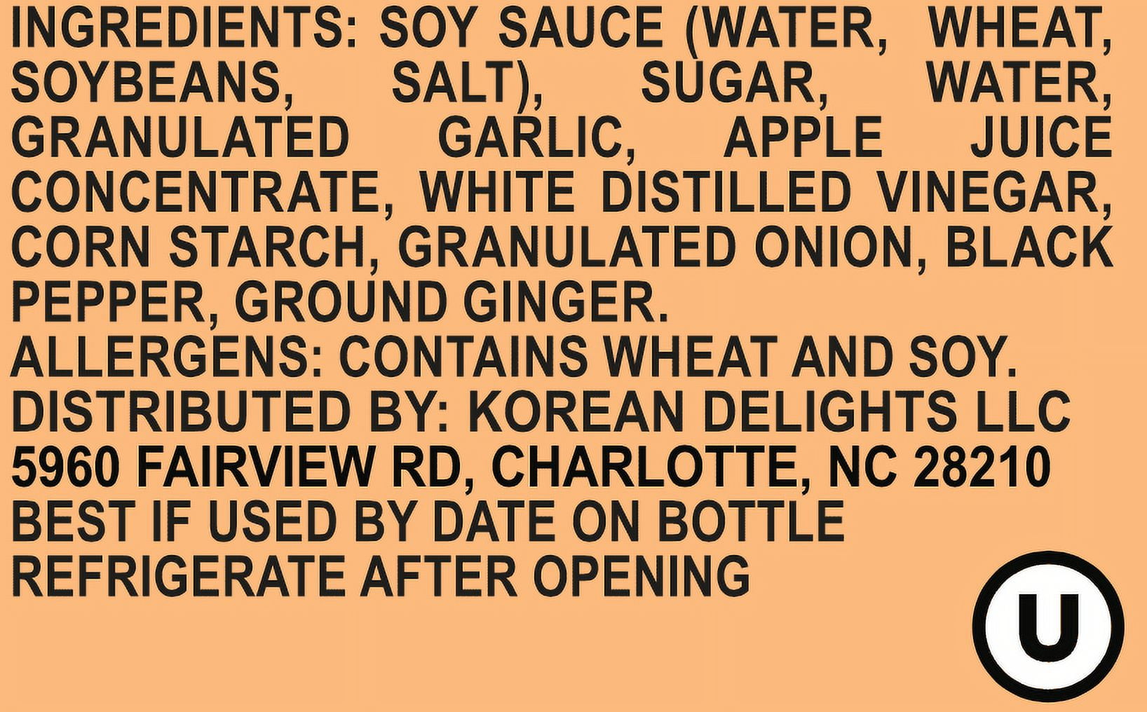 We Love You Korean Wing Sauce & Glaze, 15oz