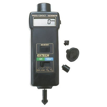 Extech 461895 Tachometers - Detection Type: Contact, Display (Tachometer): LCD, Style of Tachometer: Handheld