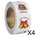 thumbnail image 1 of Rollo de pegatinas navideñas Soledad 4x500 Uds para Hacer tarjetas Manualidades, 1 of 10