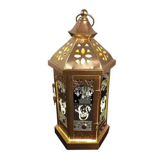 Ramadan Festival Lantern Night Light Multi-pattern lantern light Decorative Lamp multi-pattern multi-pattern lamp Hangable Vintage Style Lantern