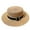 Khaki, variant on Seductiva Womens Mens Wide Straw Panama Hat Women's flat Top hat casual straw hat women's sun visor hat outdoor sun hat Straw Hat for Women 1PC
