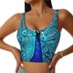 thumbnail image 1 of Balery Beautiful Blue Peacock Sujetadores deportivos con espalda cruzada para mujer, acolchados, sin costuras, de alto impacto, ideales para yoga, gimnasio, entrenamiento y fitness.-, 1 of 8