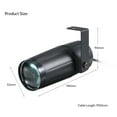 thumbnail image 3 of Lifcasual Mini Beam Stage Light Black AC90-240V Mount Bracket LED 10W Indoor Outdoor, 3 of 7