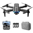 thumbnail image 1 of Cuadricóptero YLR / C S65 RC Drone con cámara 4K Cámara RC Quadcopter con función Trayectoria Vuelo Control de gestos Bolsa de almacenamiento Paquete 3 Batería Eccomum Cuadricóptero, 1 of 7