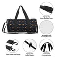 thumbnail image 4 of Fotbe New Year Bolsa Deportiva de Lona Plegable con Estampado, Bolsa de Gimnasio con Bolsillo Seco/Húmedo, Bolsa de Viaje Ultraligera de Gran Capacidad, 4 of 6