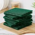 thumbnail image 4 of Polychor Absorbent Microfiber Thick Towel Rags And Thick Rags Dry Super Cotton Dishwashing Soft Kitchen Thick Dishcloth Towel Microfiber Towels Dish Cloths Kitchen Rags Green, 4 of 4