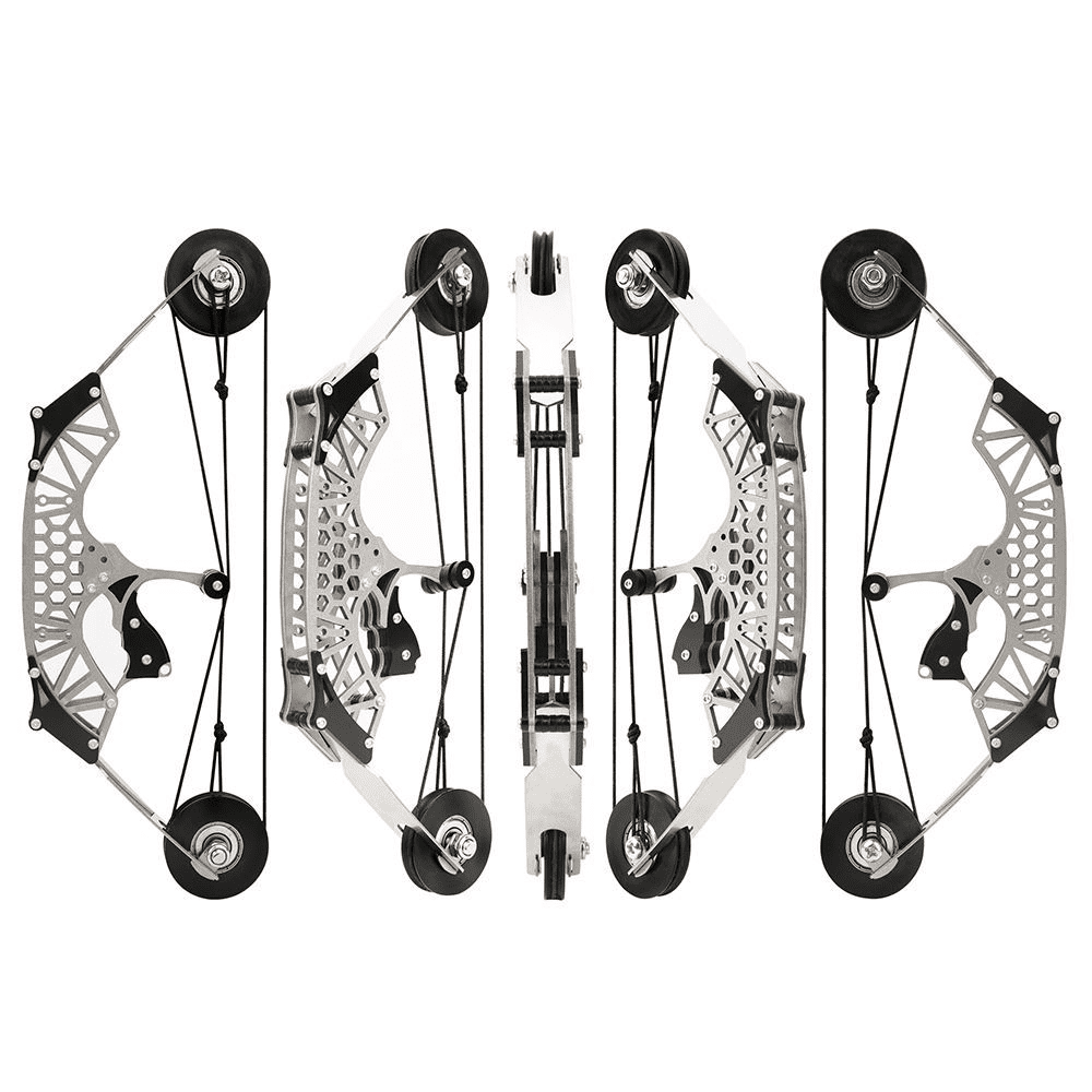AME 8.6" Mini Compound Bow Kit Archery Toy Arrows Target Shooting Children Gift Bow (12pcs Arrows)