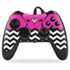 MightySkins PREXBONCO-Hot Pink Chevron Skin for PowerA Pro Ex Xbox One Controller Case Wrap Cover Sticker - Hot Pink Chevron