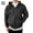 Heather Charcoal, variant on Mens Zip Up Fleece Hoodie Sweatshirts Heavyweight Long Sleeve Active Jackets with 2 Pockets