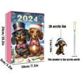 thumbnail image 3 of 2024 Christmas Advent Calendar Set 2D Holiday Tree Ornaments Home Festive Countdown Decorative Kit for Holiday Season, 3 of 8